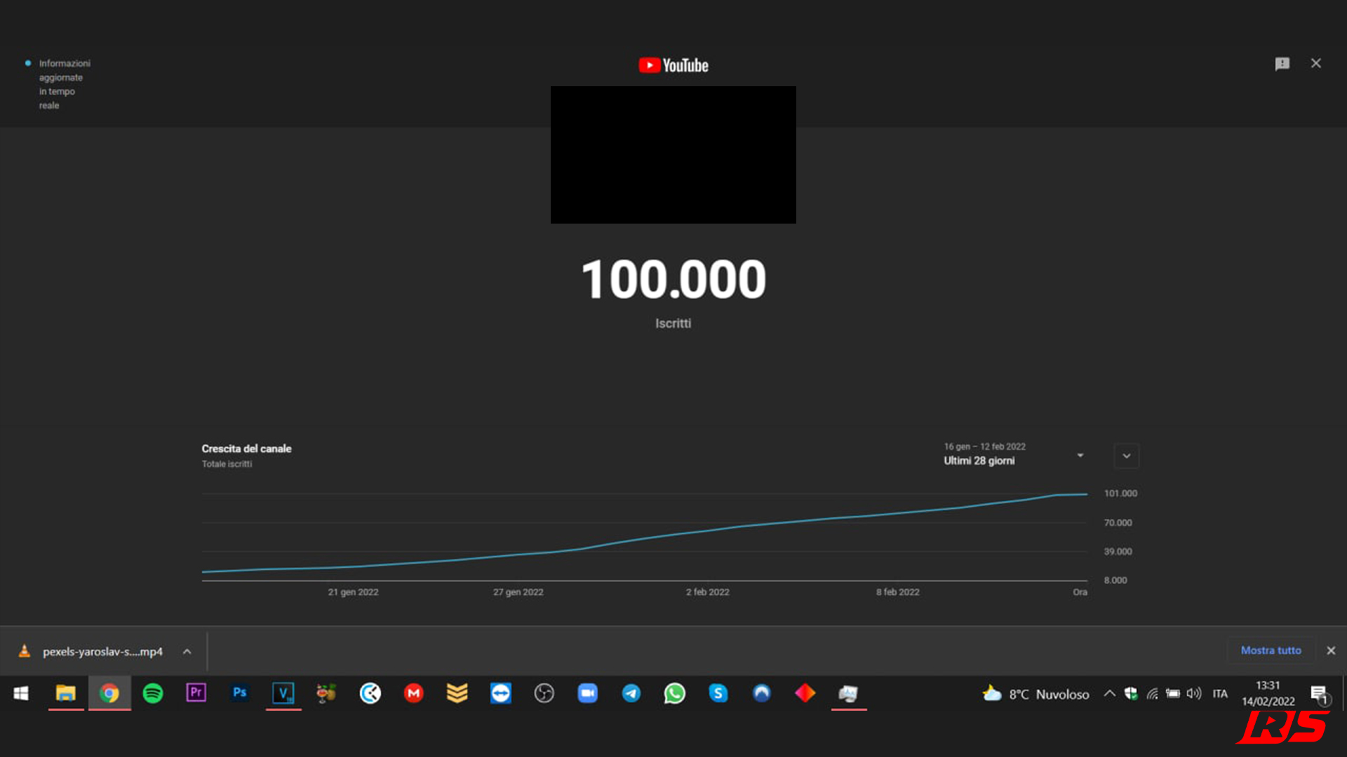 Traguardo 100.000 iscritti raggiunto